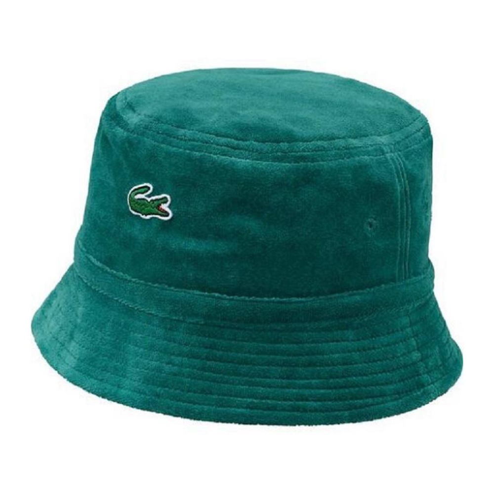 Supreme x Lacoste green bucket hat 2018